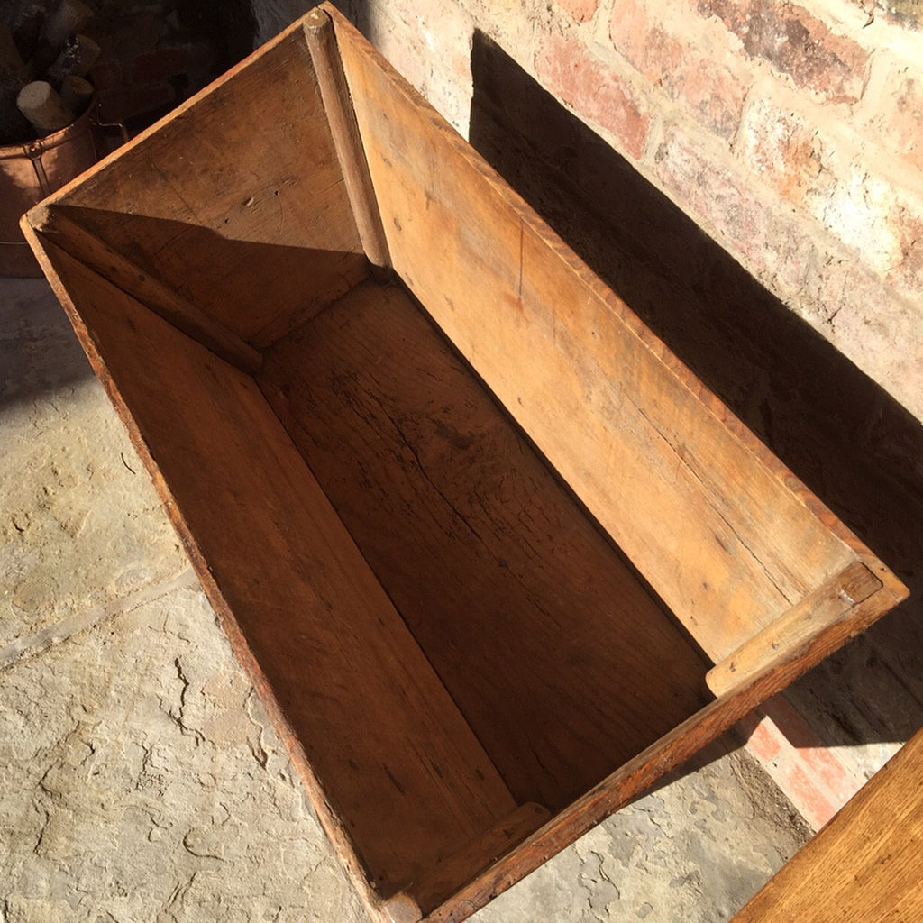 19th Century Elm Dough Bin - Inside View