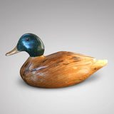 19th Century Wooden Decoy Duck - Hobson May Collection - 1