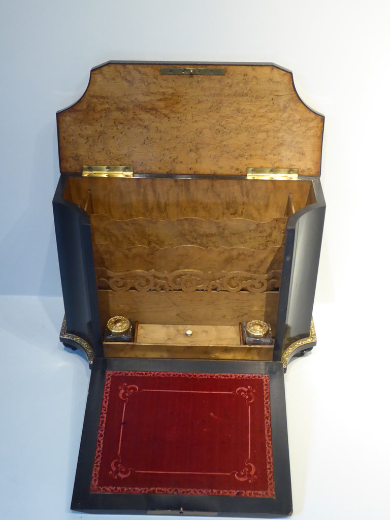 19th Century French Boule Writing Cabinet - Hobson May Collection - 4