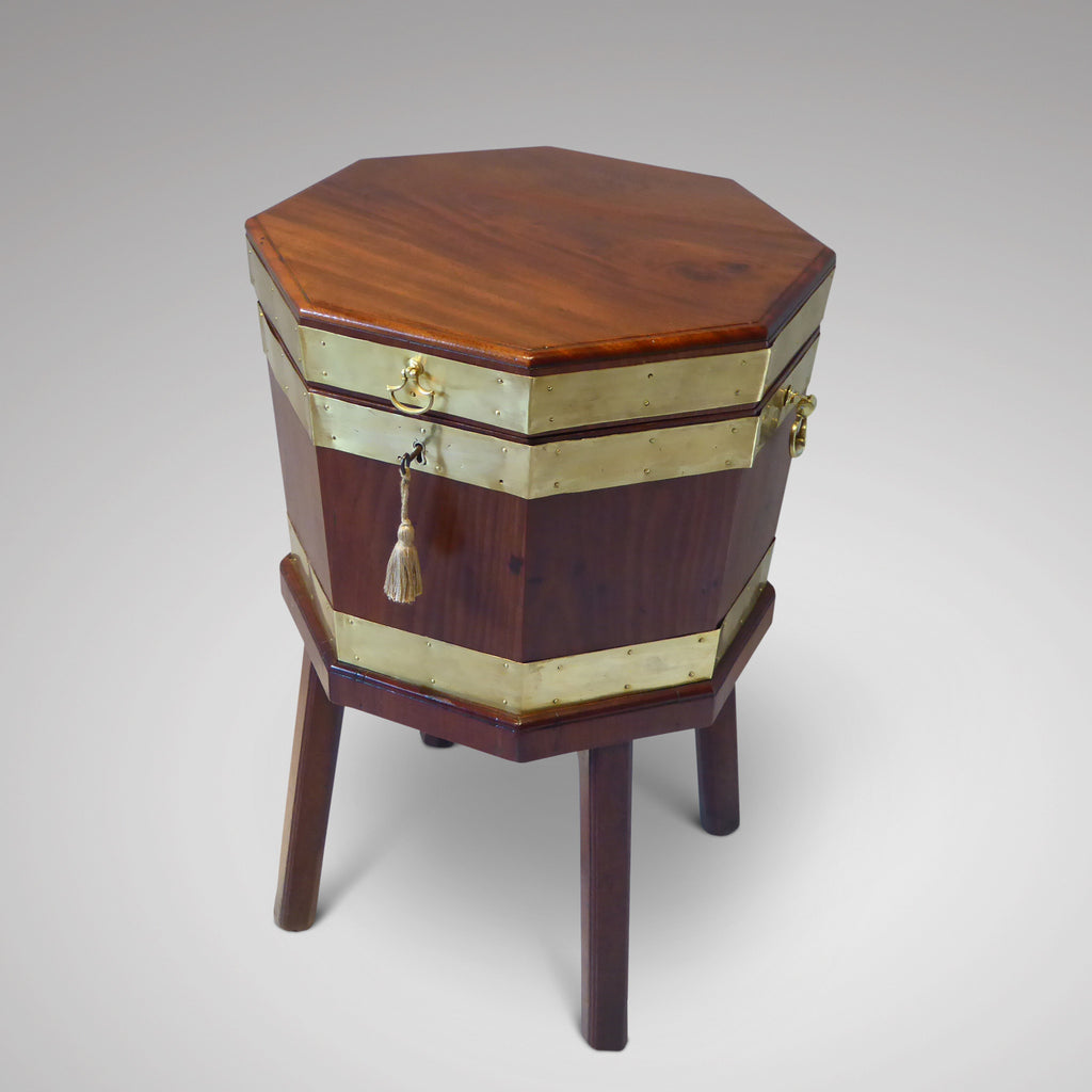 George III Mahogany Cellarette - Front View -2