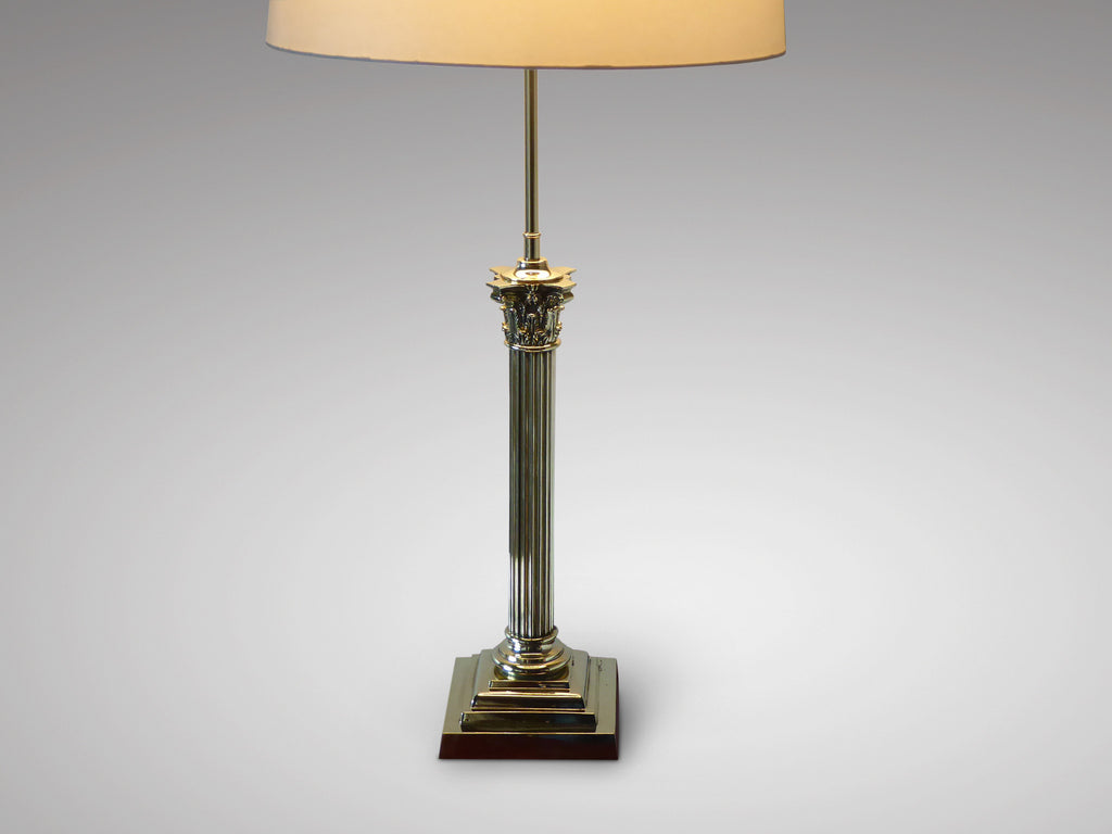 Brass Table Lamp in the Corinthian Style - Hobson May Collection - 2