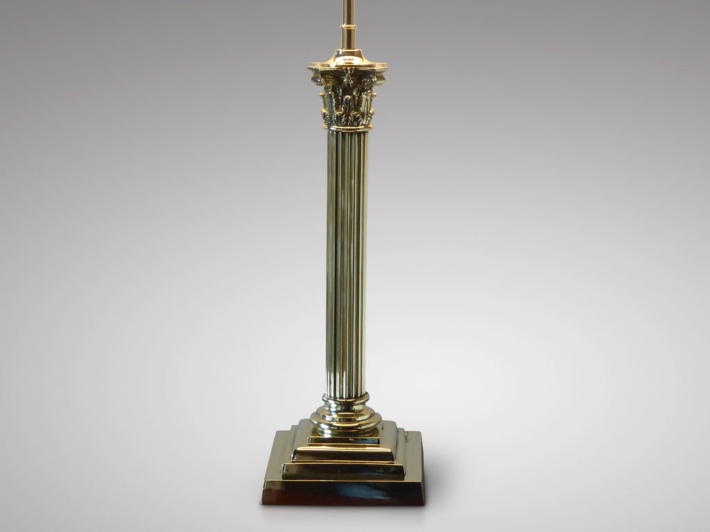 Brass Table Lamp in the Corinthian Style - Hobson May Collection - 3