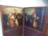 Late 19th Century Leather Screen - Hobson May Collection - 2