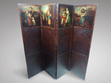 Late 19th Century Leather Screen - Hobson May Collection - 1