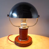 Art Deco Desk Lamp - Front View Lit-2