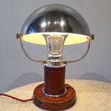 Art Deco Desk Lamp - Front View Lit-3