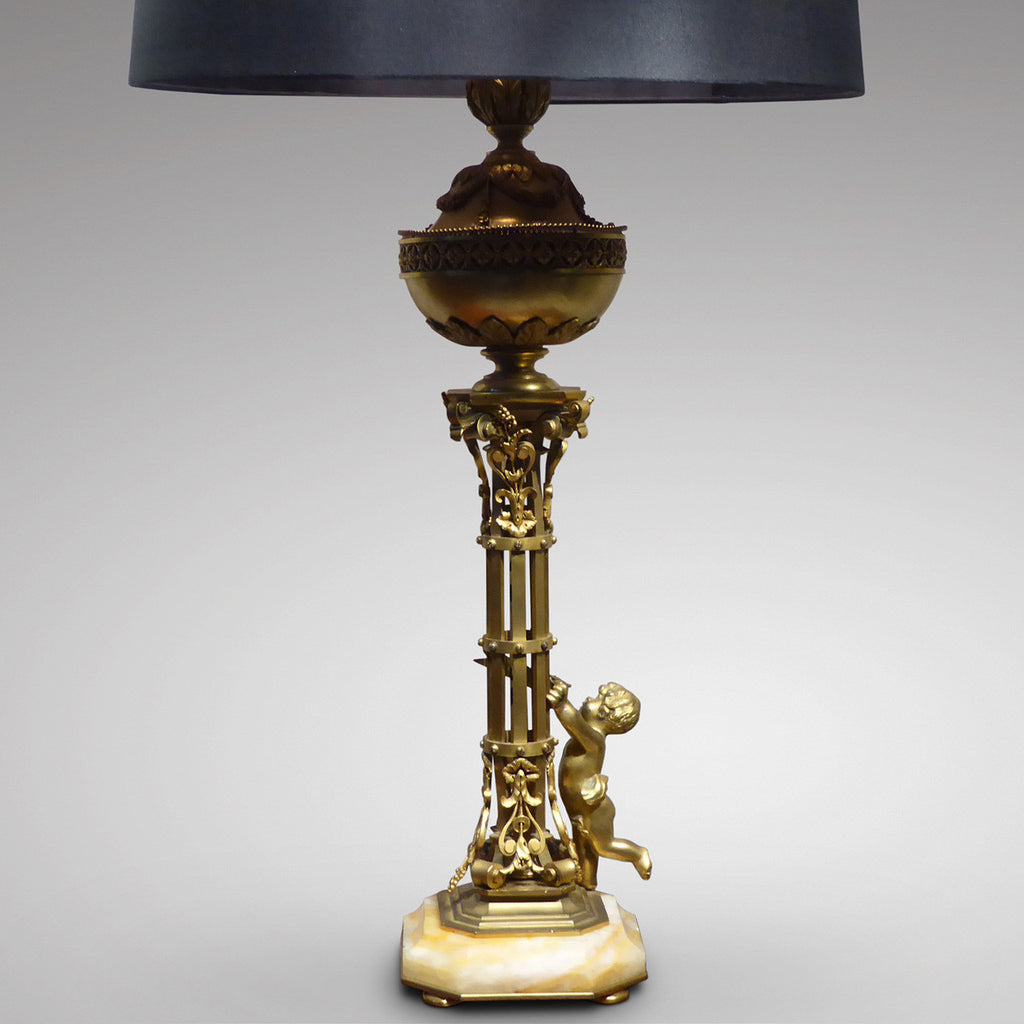 French Gilt Bronze Table Lamp - Main View -1