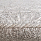 Pair of Victorian Upholstered Mahogany Stools - Fabric & Braid Detail - 4
