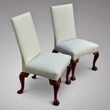 Pair of George II Style Side Chairs - Front & Side View -2