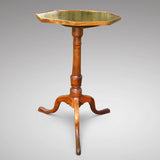 George III Elm Pedestal Table - Front View-1