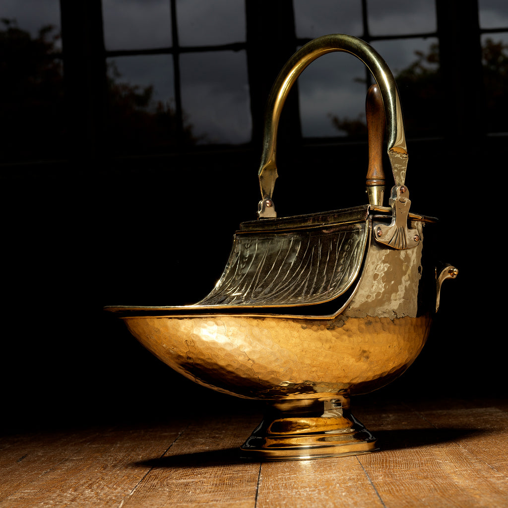 19th Century Brass Coal Scuttle - Main View -1