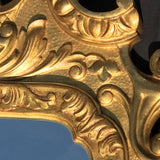 George III Carved & Gilded Rectangular Mirror - Detail View - 4