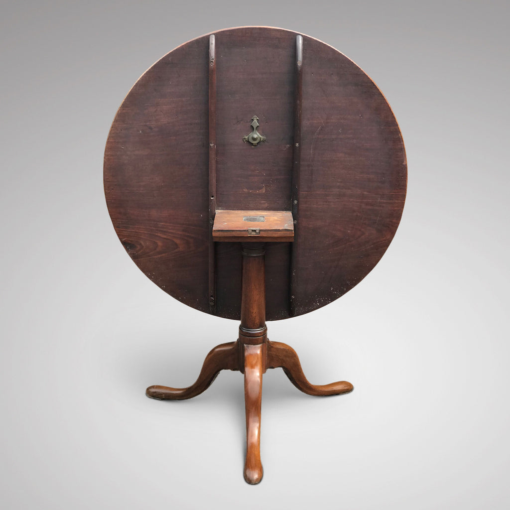 George III Mahogany Tilt Top Breakfast/Centre Table - Back View - 3