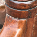 George III Mahogany Tilt Top Breakfast/Centre Table - Leg Detail View - 4