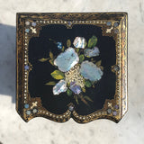 Victorian Inlaid Papier- Mache Jewellery Box - Detail View - 8