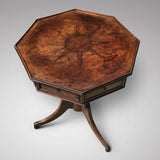 A Regency Oak Octagonal Table - Top View - 2