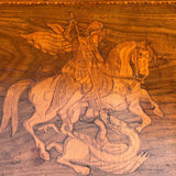 19th Century Inlaid Pedestal Table - Detail View - 4