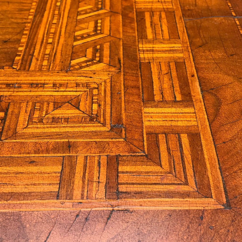 19th Century Inlaid Pedestal Table - Detail View - 5