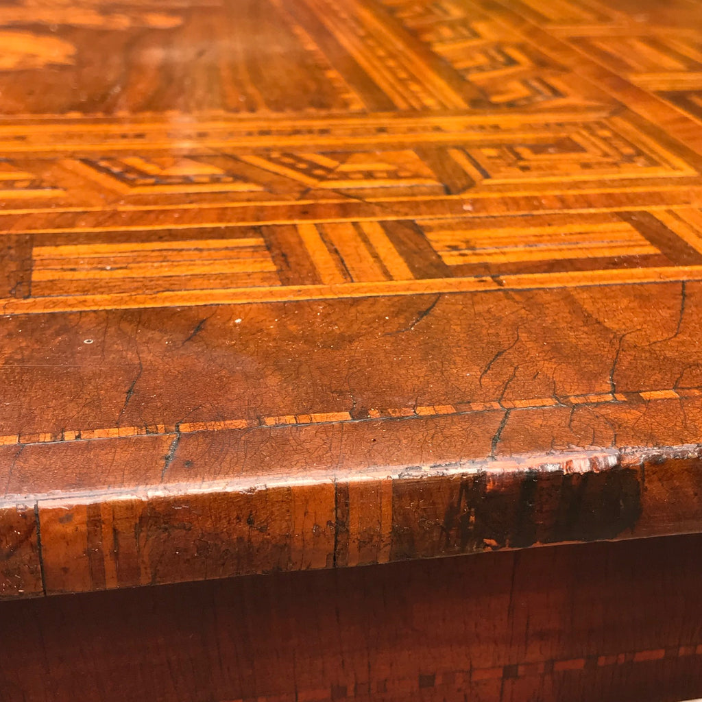 19th Century Inlaid Pedestal Table - Detail View - 6