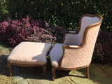French Armchair with  Footstool - Hobson May Collection - 4