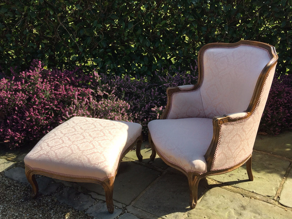 French Armchair with  Footstool - Hobson May Collection - 1