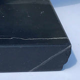 Art Deco Bronze Cat Sculpture - Detail View of Marble Base - 7