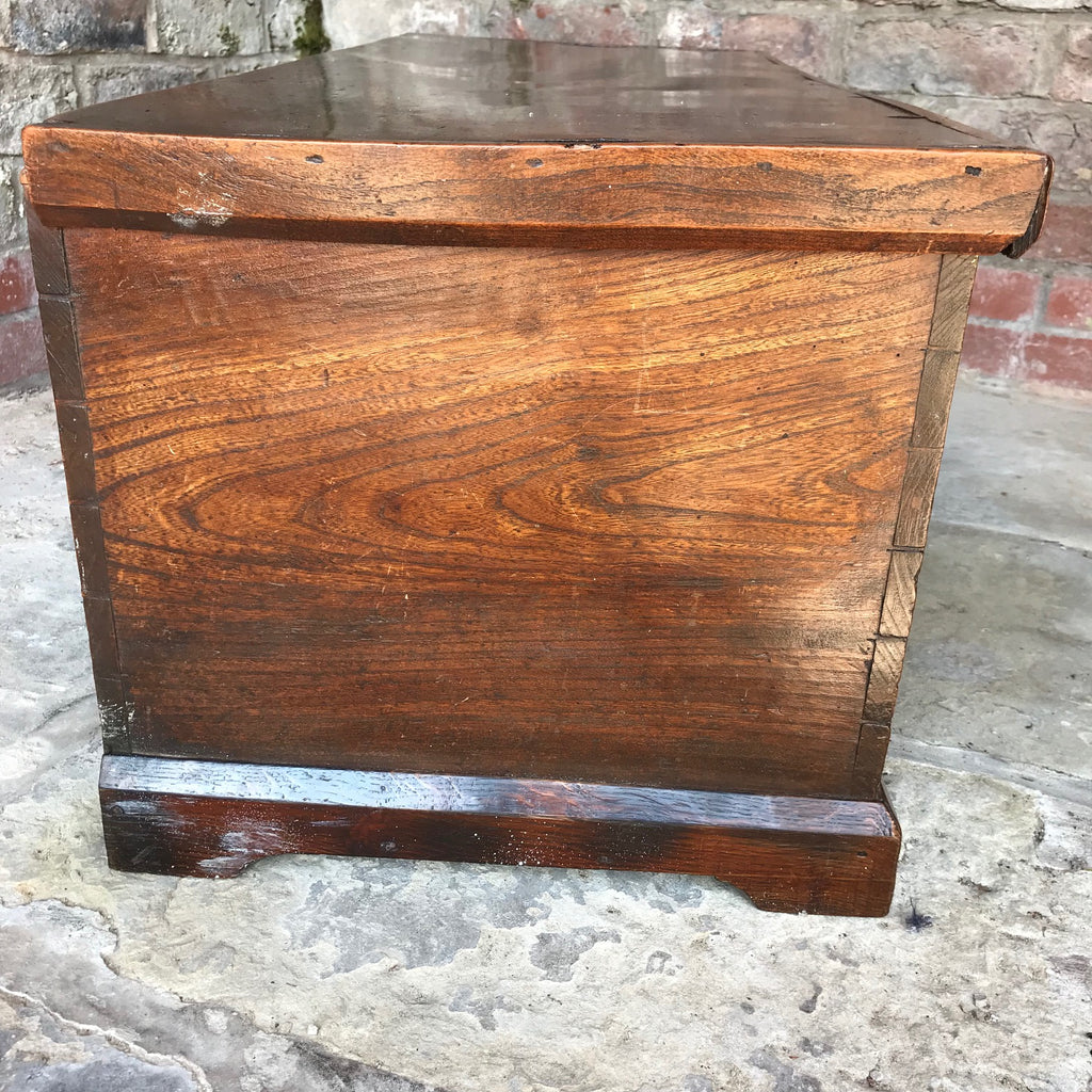 Early 19th Century Elm Blanket Box - Side View - 3