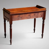 Stunning Victorian Mahogany Side Table - Back View - 2