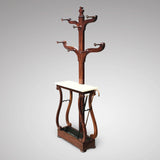 Victorian Mahogany Hall Stand with Marble Top - Main View - 2