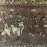 Antique Siamese Embroidered Picture - Detail view 1
