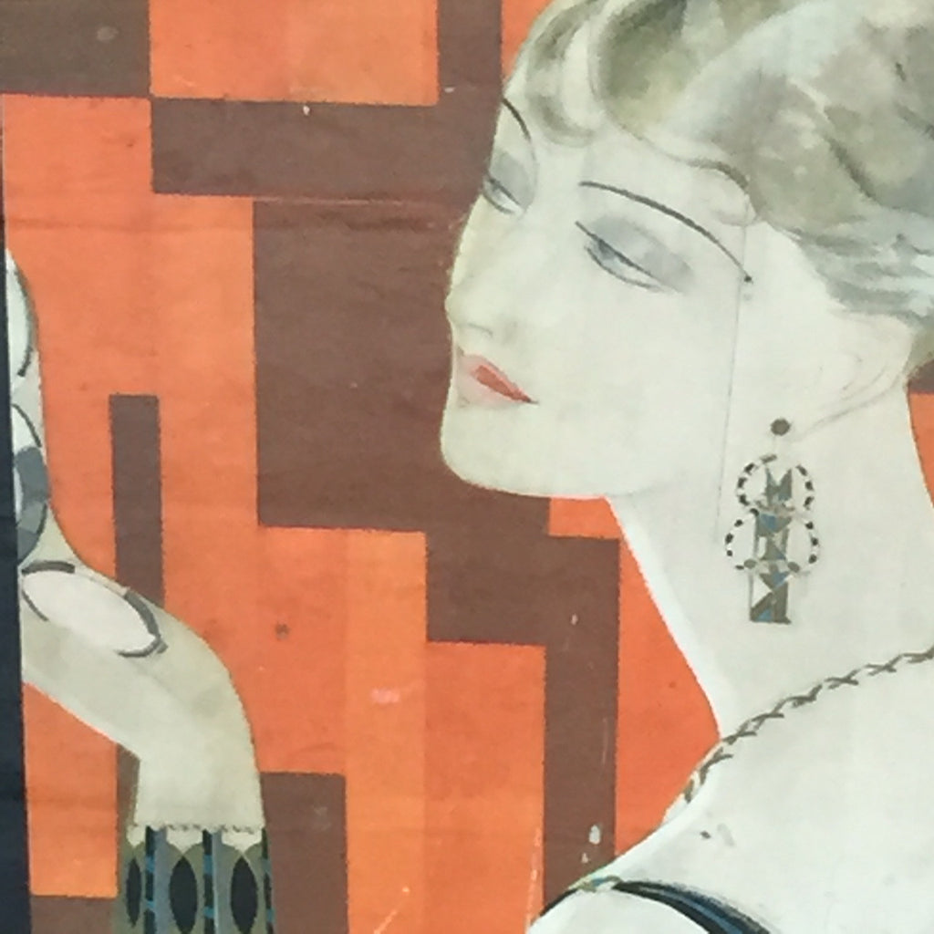 Art Deco Advertising Poster - Close up View - 2