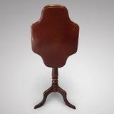 19th Century Mahogany Tilt Top Table - Front View Tilted - 3