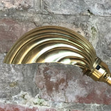 Art Nouveau Adjustable Brass Desk Lamp - Shade Detail View - 4