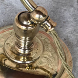 Early 20th Century Brass Desk Lamp - Adjustable Detail View - 3