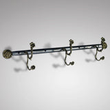 19th Century Brass & Polished Steel Hat & Coat Rack - Main View - 1