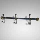 19th Century Brass & Polished Steel Hat & Coat Rack - Main View - 2