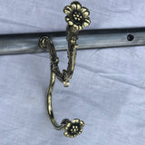 19th Century Brass & Polished Steel Hat & Coat Rack - Detail View - 3