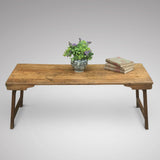 19th Century Arts and Crafts Elm Coffee Table - Front View