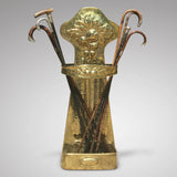 Art Nouveau Brass Stick Stand - Main View - 1
