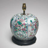 19th Century Chinese Famille Rose Table Lamp - Main View - 2