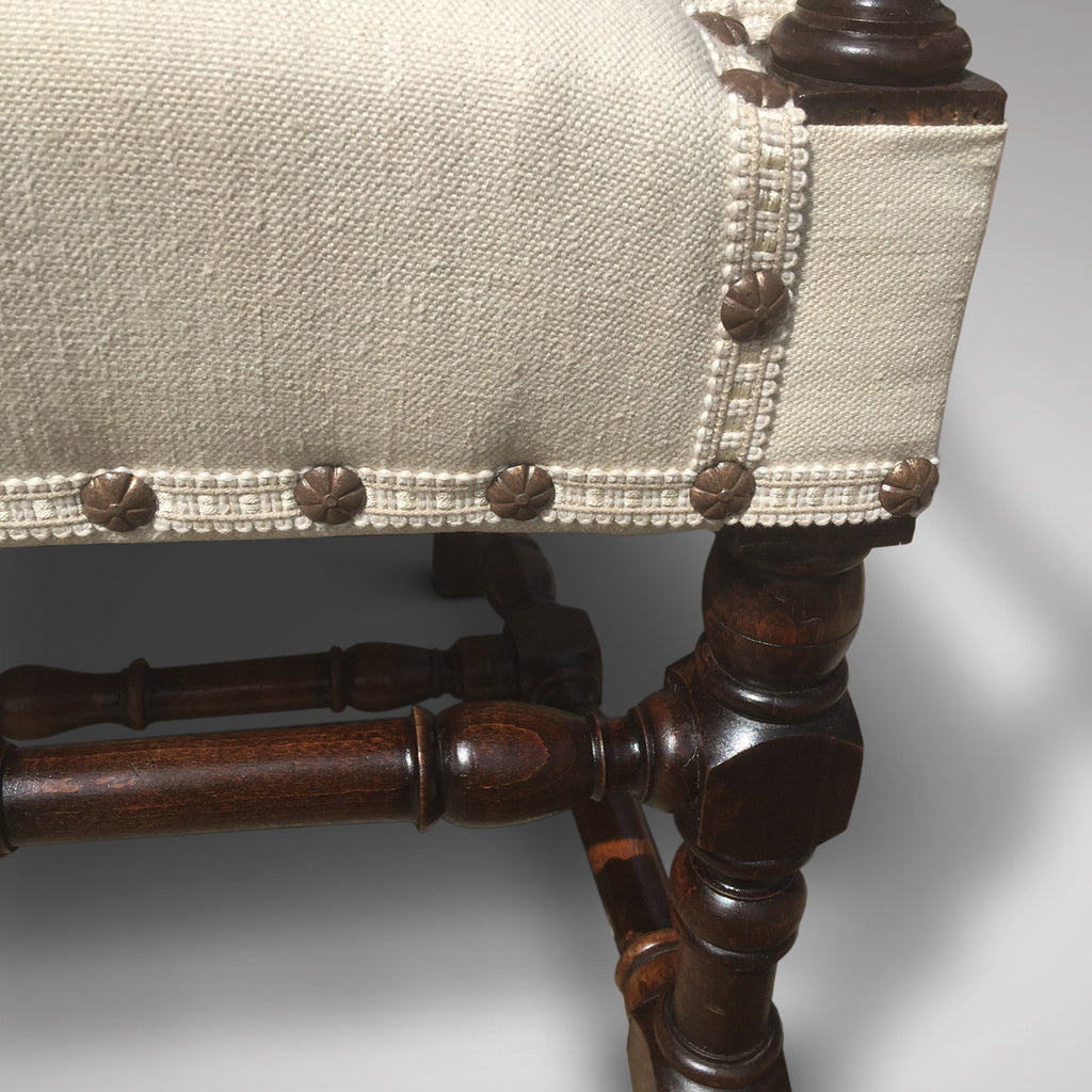 Late 19th Century Open Armchair - Corner detail view 1