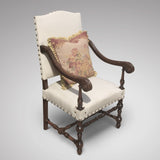 Late 19th Century Open Armchair - Front & side view 3