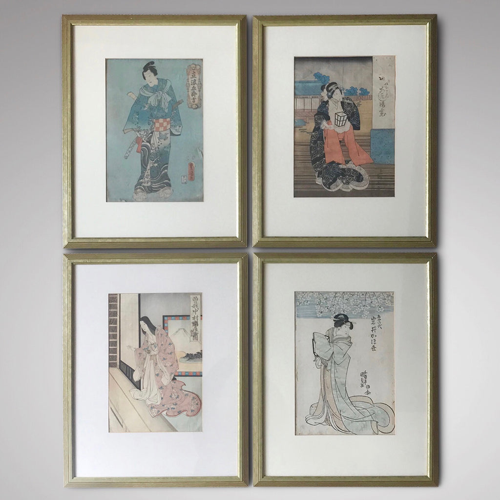 Set of 19th Century Japanese Woodblock Prints - Main View - 1