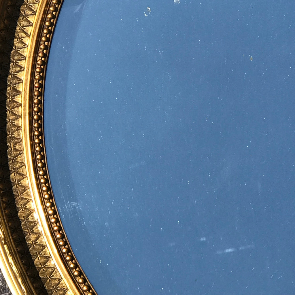 George IV Giltwood Oval Mirror - Detail View - 3
