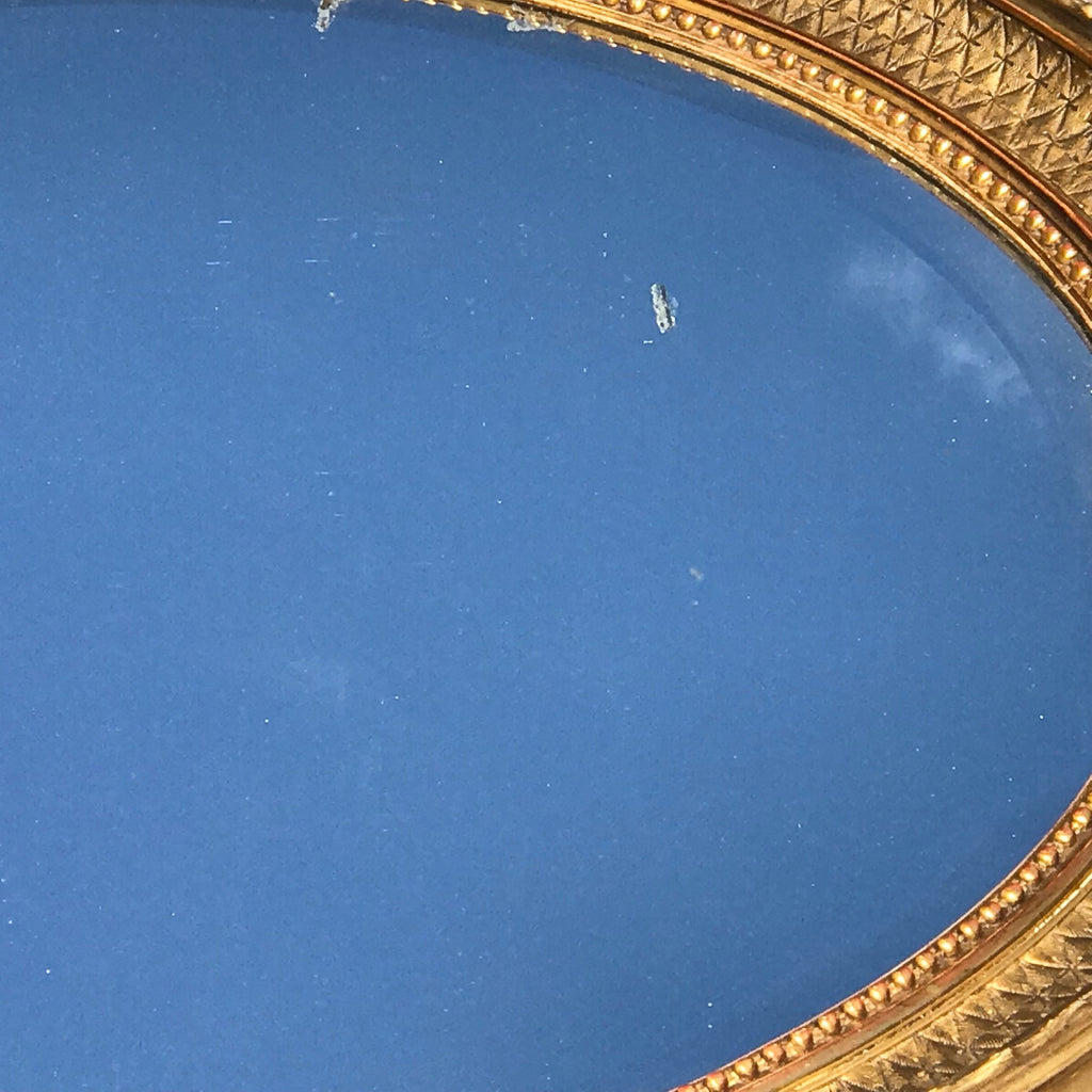 George IV Giltwood Oval Mirror - Detail View - 5
