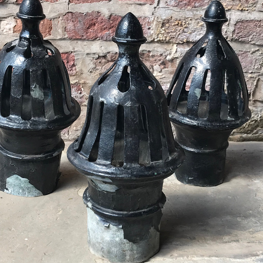 Set of 4 19th Century Lead Air Vents/Finials - Main View - 2