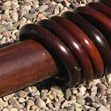 Victorian Mahogany Country House Curtain Pole - Detail  View - 2