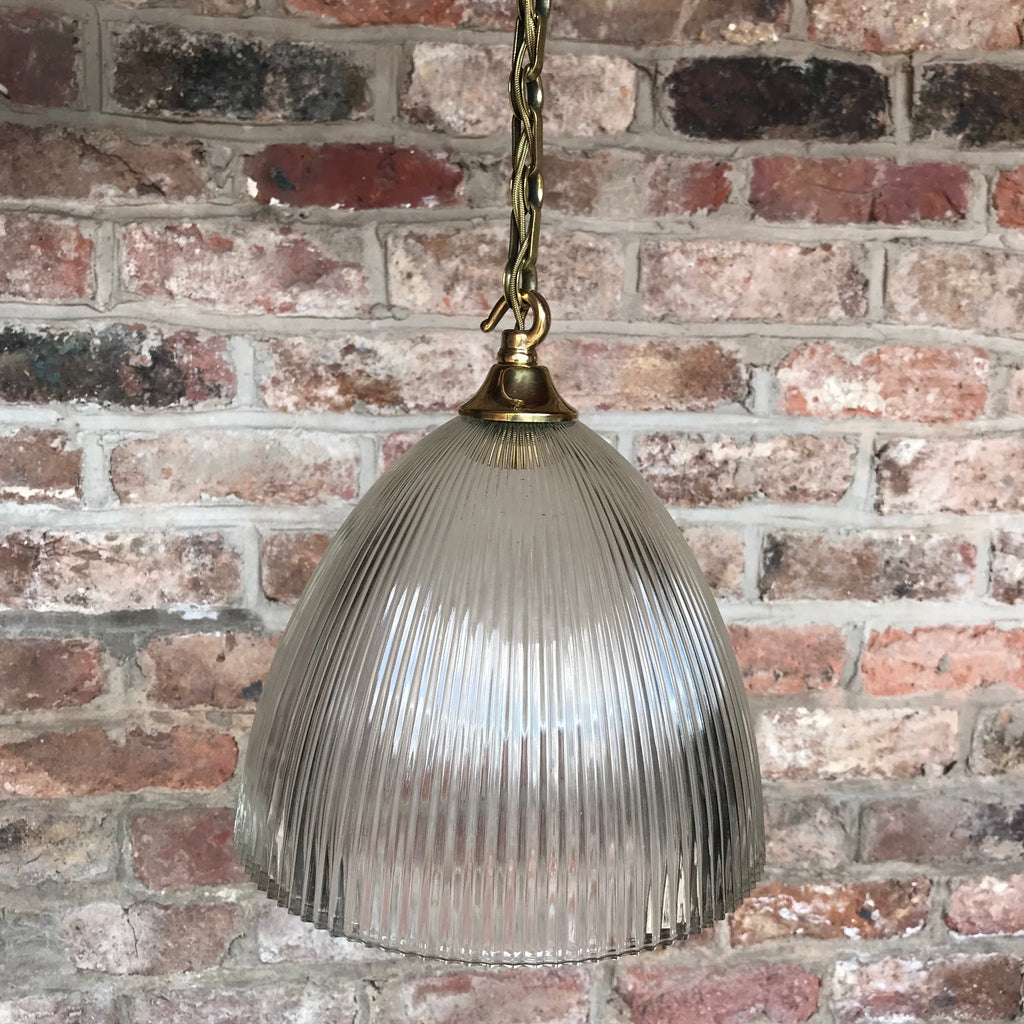 Pair of Art Deco Glass Pendant Lights - View of shade - 3