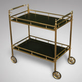 Vintage Brass Drinks Trolley - Main View - 1