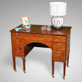 Regency Mahogany Kneehole Dressing Table - Main View - 3